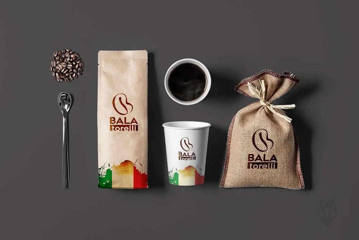 coffee packing proposal artwork design